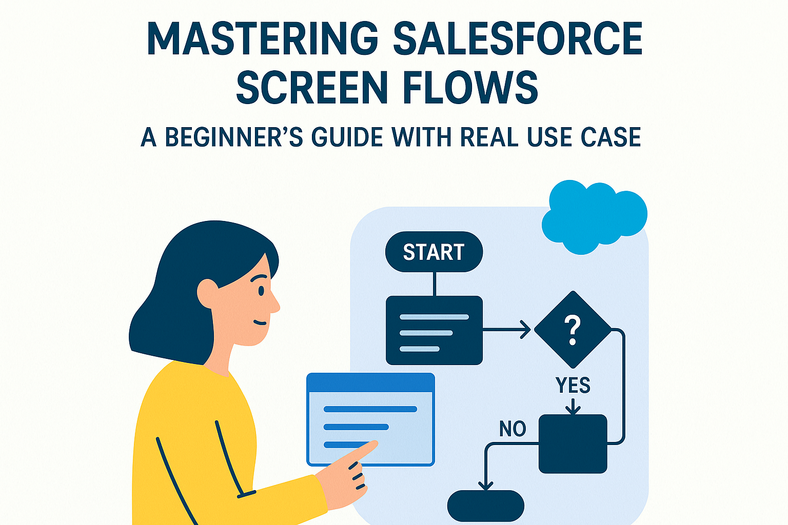 Mastering Salesforce Screen Flows: A Beginner’s Guide with Real Use Case
