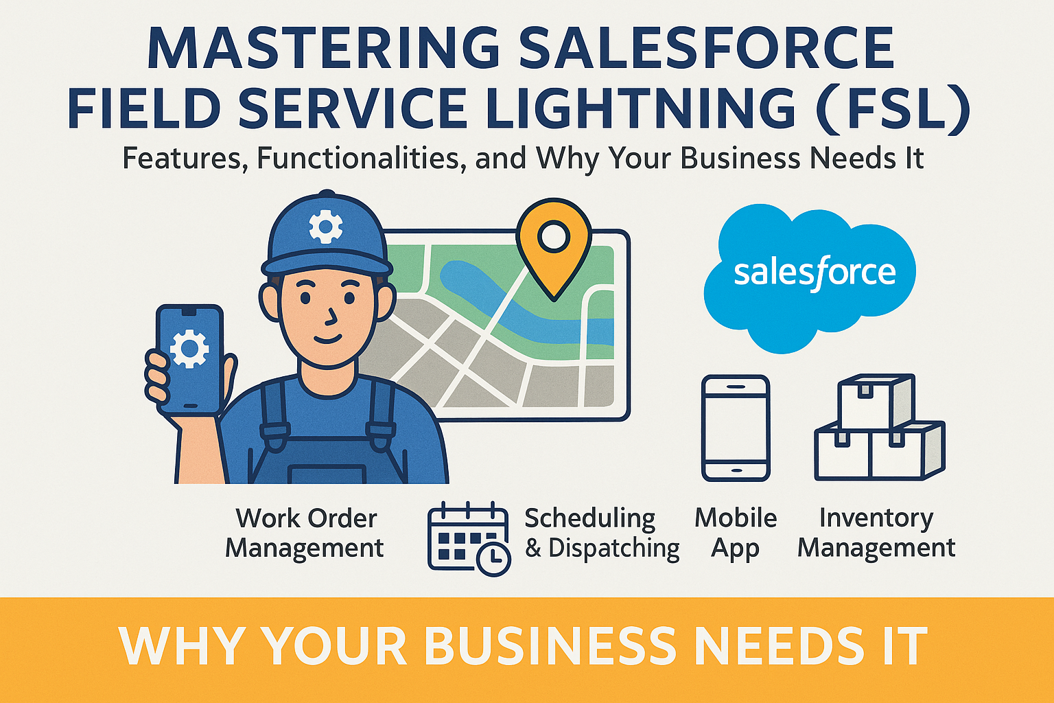 Mastering Salesforce Field Service Lightning (FSL): Features, Functionalities, and Why Your Business Needs It