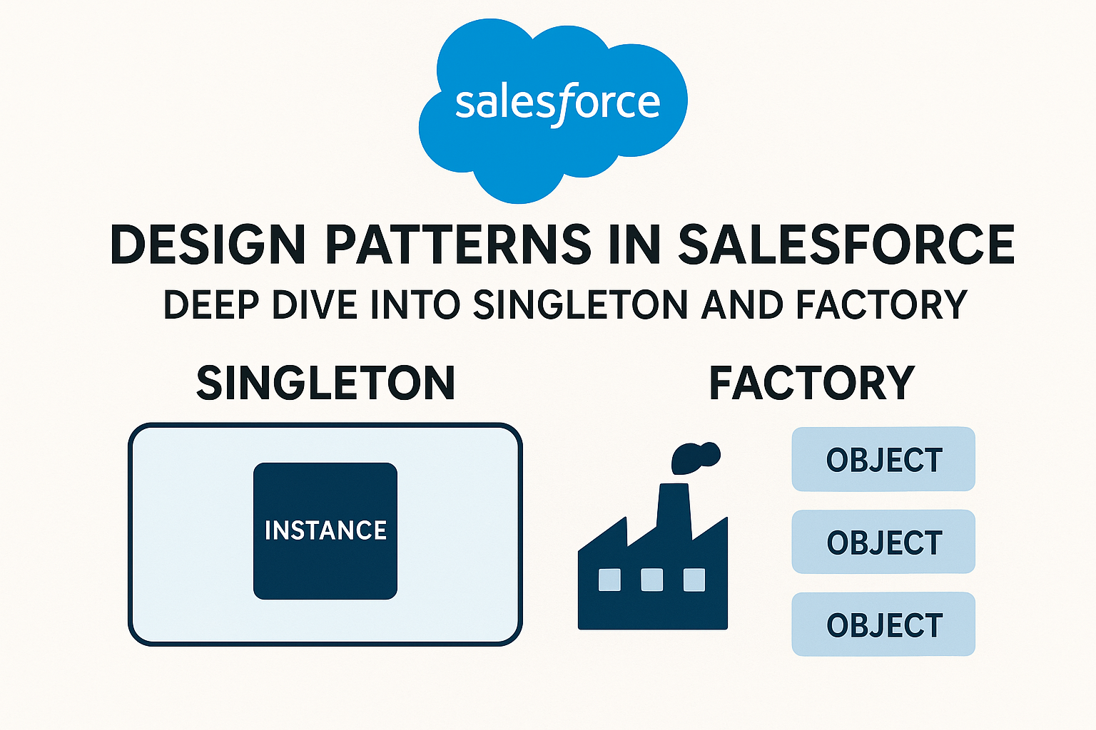 Design Patterns in Salesforce: Deep Dive into Singleton and Factory