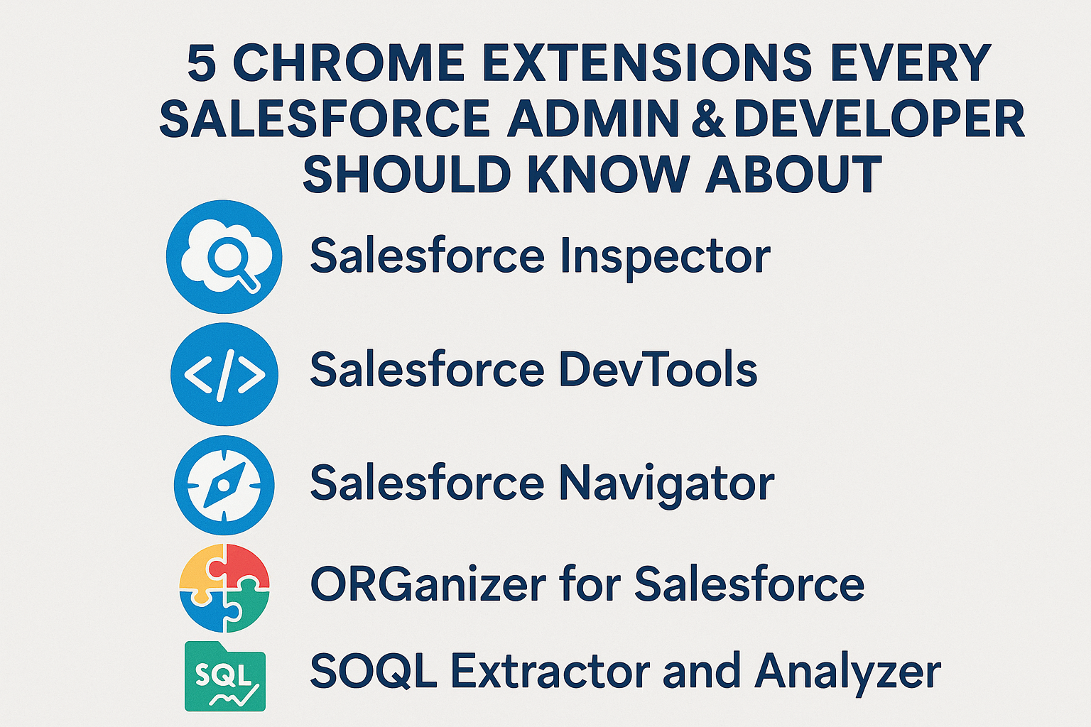 5 Chrome Extensions Every Salesforce Admin & Developer Should Know About