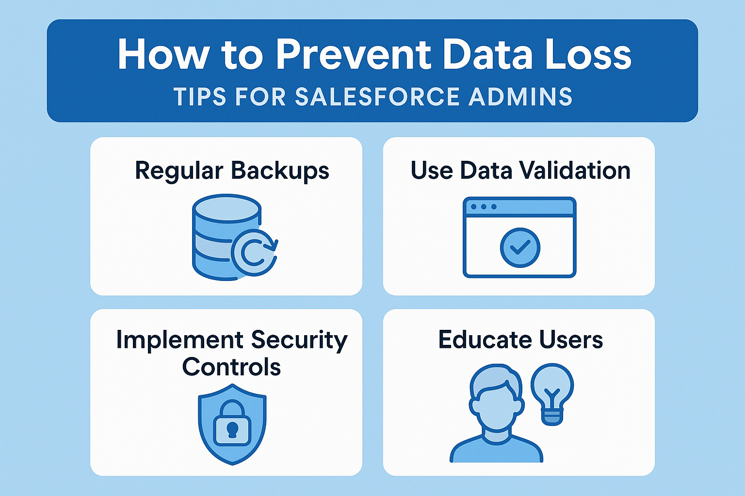 How to Prevent Data Loss: Tips for Salesforce Admins