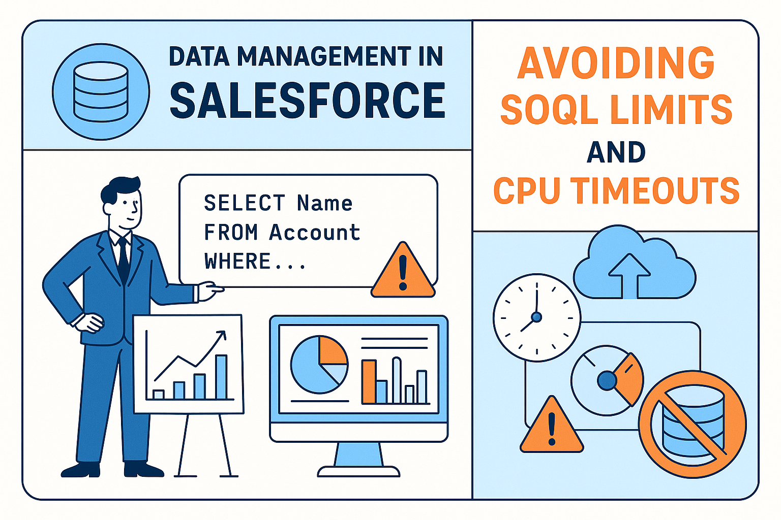 Data Management in Salesforce: Avoiding SOQL Limits and CPU Timeouts