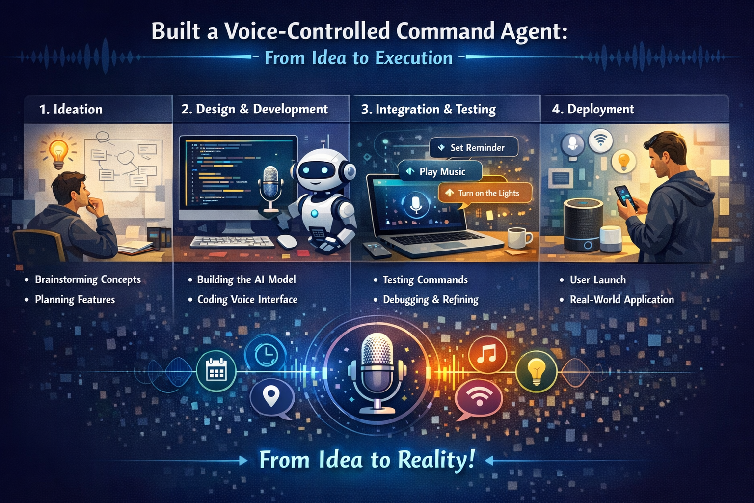 Built a Voice-Controlled Command Agent: From Idea to Execution