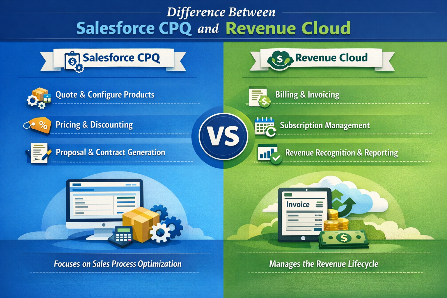 Difference Between Salesforce CPQ and Revenue Cloud