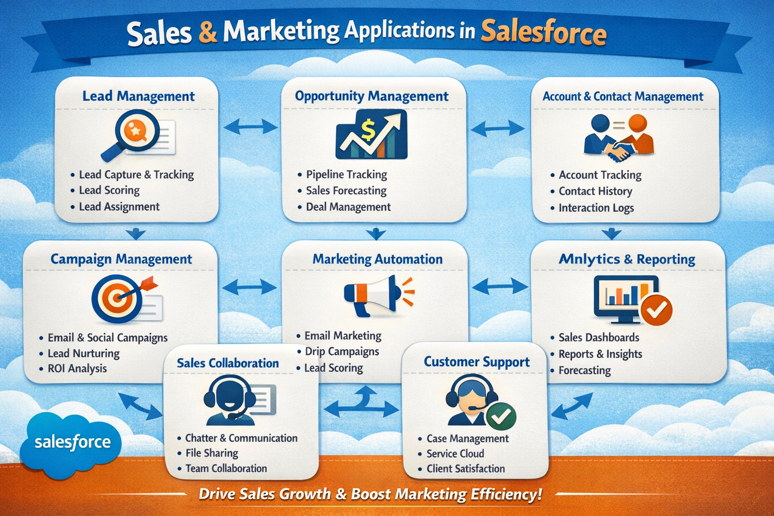 Sales and Marketing Applications in Salesforce