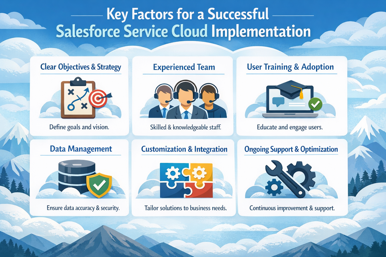 Key Factors for a Successful Salesforce Service Cloud Implementation