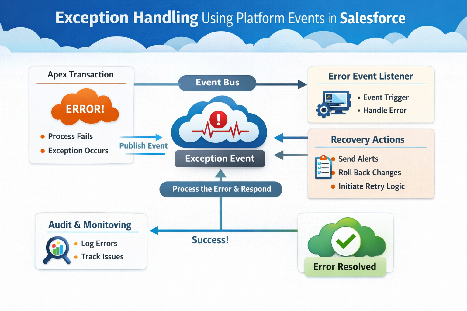 Exception Handling using Platform Events in Salesforce