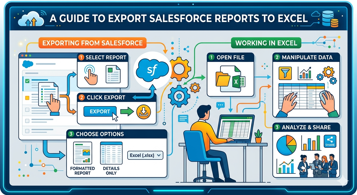 Complete Guide to Export Salesforce Reports to Excel