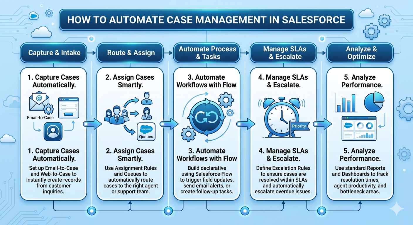 How to Automate Case Management in Salesforce