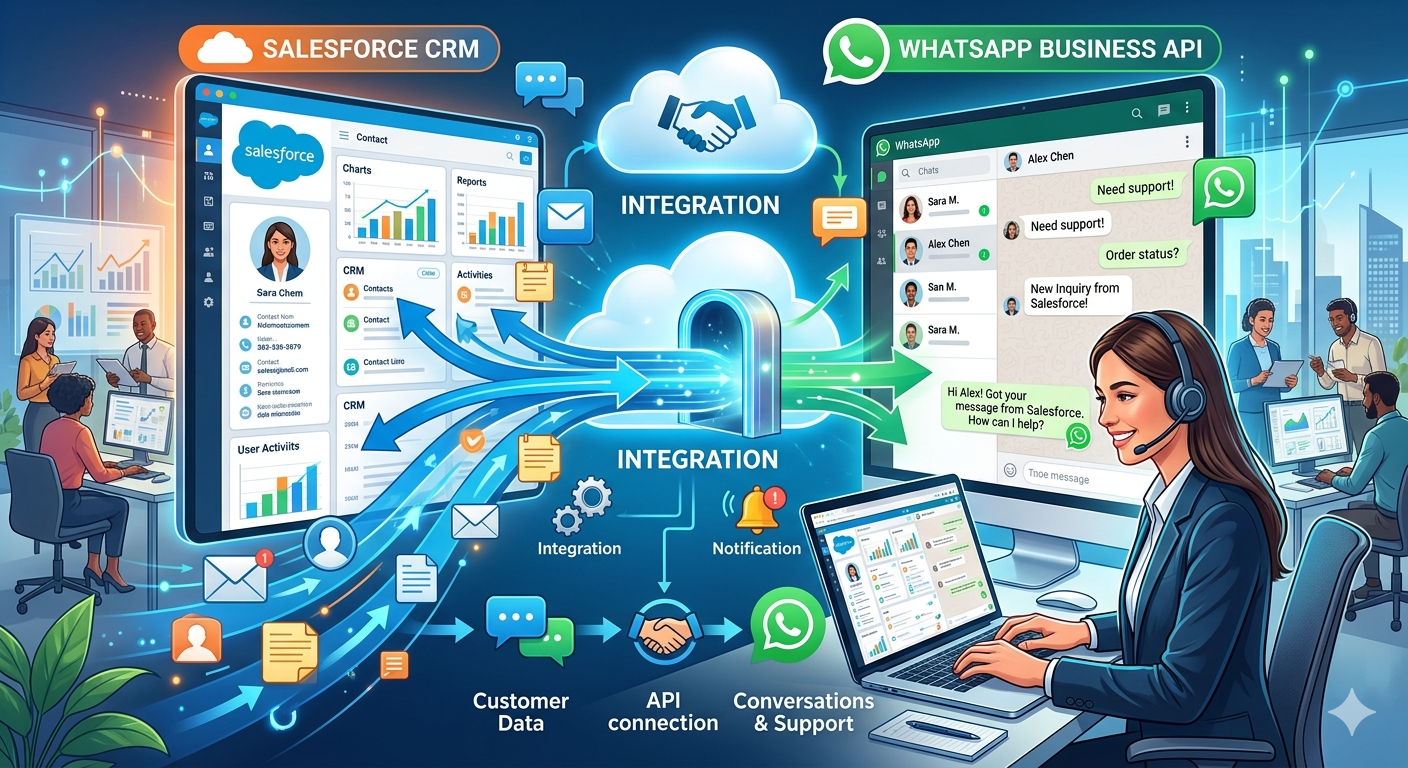 Integrating Salesforce with WhatsApp Business API