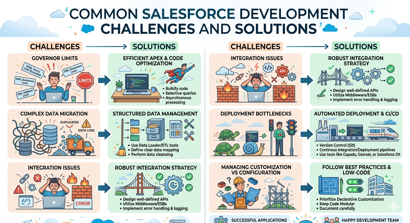 Common Salesforce Development Challenges and Solutions