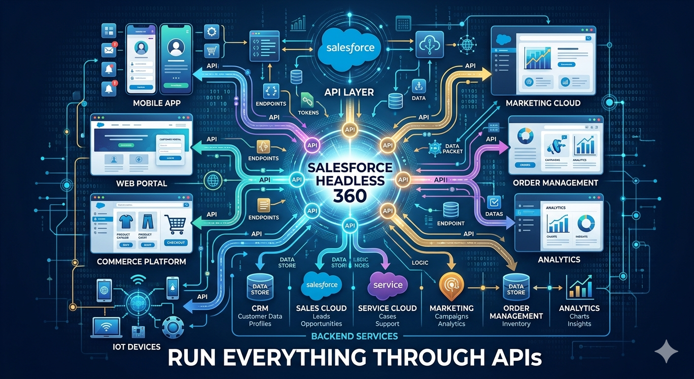 Salesforce Headless 360: Run Everything Through APIs