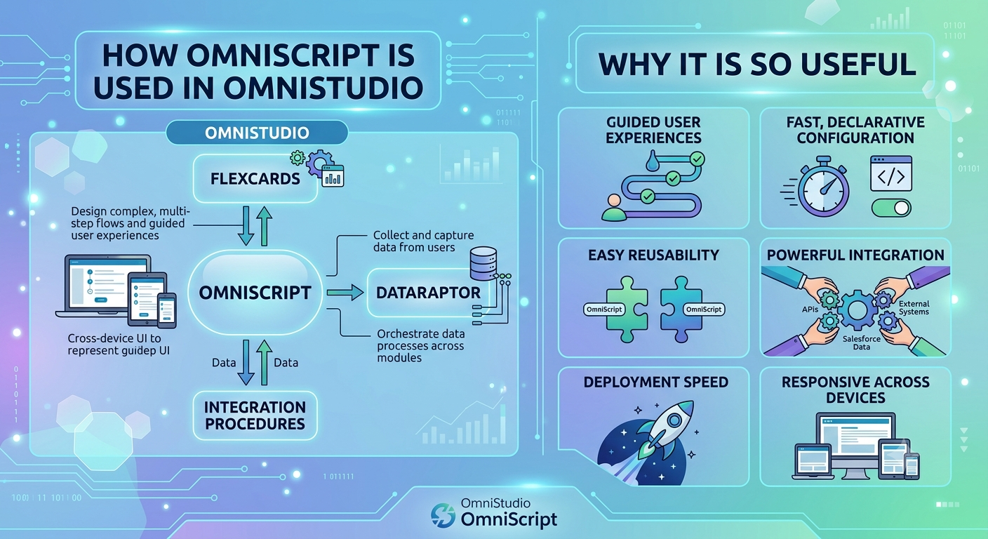 How OmniScript is Used in OmniStudio and Why It Is So Useful