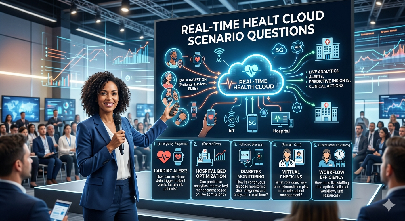 Real-Time Health Cloud Scenario Questions