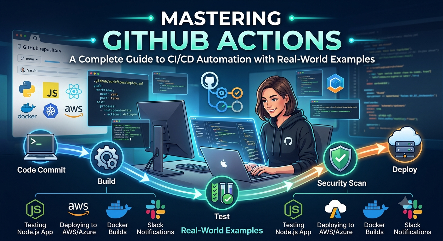 Mastering GitHub Actions: A Complete Guide to CI/CD Automation with Real-World Examples